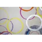 Obraz na płótnie FLOATING CIRCLES -B- 80X3X80 cm